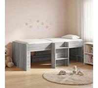 Maison Exclusive - Lit mezzanine pour enfants, 2 pièces, gris Sonoma, 193 x 96,1 x 68,5 cm
