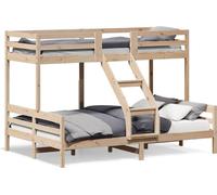 Maison Exclusive - Lit superposé sans matelas 80x200/140x200 cm bois massif