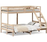 Maison Exclusive - Lit superposé sans matelas 90x200/140x200 cm bois massif
