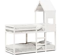 Maison Exclusive - Lit superposé sans matelas blanc 90x190 cm bois de pin massif