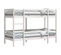 Maison Exclusive - Lit superposé sans matelas blanc 90x200 cm bois de pin massif