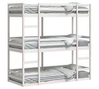 Maison Exclusive - Lit superposé triple sans matelas 90x200 cm bois de pin massif