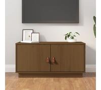 Maison Exclusive Meuble TV brun miel 80 x 34 x 40 cm pin massif