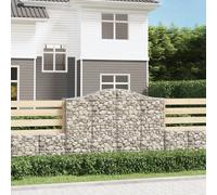 Maison Exclusive - Paniers à gabions arqués 25 pcs 200x50x140/160 cm Fer galvanisé