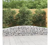 Maison Exclusive - Paniers à gabions arqués 25 pcs 400x30x40/60 cm Fer galvanisé
