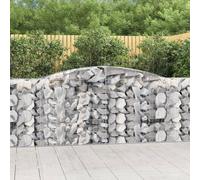 Maison Exclusive - Paniers à gabions arqués 25 pcs 400x50x100/120 cm Fer galvanisé