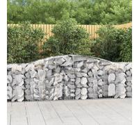 Maison Exclusive - Paniers à gabions arqués 5 pcs 400x50x80/100 cm Fer galvanisé