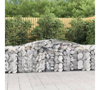 Maison Exclusive - Paniers à gabions arqués 6 pcs 400x50x80/100 cm Fer galvanisé