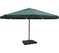 Maison Exclusive - Parasol de jardin avec base portable aluminium vert