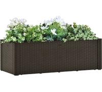 Maison Exclusive - Potager surélevé avec système d'arrosage automatique Mokka 100 x 43 x 33 cm