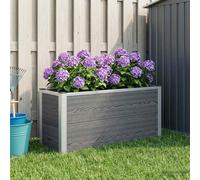 Maison Exclusive - Potager surélevé gris 100 x 30 x 42 cm en WPC et aluminium