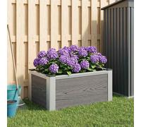 Maison Exclusive - Potager surélevé gris 50 x 30 x 22 cm en WPC et aluminium