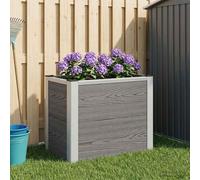 Maison Exclusive - Potager surélevé gris 50 x 30 x 42 cm en WPC et aluminium
