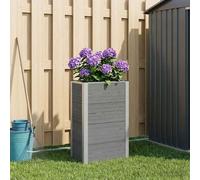 Maison Exclusive - Potager surélevé gris 50 x 30 x 82 cm en WPC et aluminium