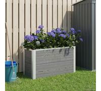Maison Exclusive - Potager surélevé gris 75 x 30 x 42 cm en WPC et aluminium
