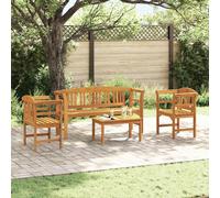 Maison Exclusive - Salon de jardin 4 pièces en bois massif d'acacia