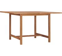 Maison Exclusive - Table à dîner de jardin 110x110x75 cm Bois massif de teck