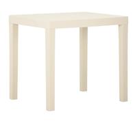 Maison Exclusive - Table de jardin Blanc 79x65x72 cm Plastique