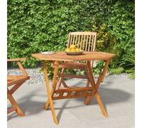 Maison Exclusive - Table de jardin pliante 90 x 75 cm en bois d'acacia massif