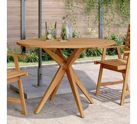 Maison Exclusive - Table d'extérieur ronde en bois massif d'acacia, diamètre 110 cm, hauteur 75 cm