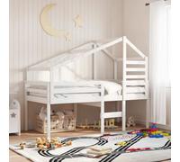 Maison Exclusive - Tente pour lit bébé, blanche, 188x82x113 cm, en bois massif de pin