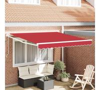 Maison Exclusive - Tringle à rideau extensible, rouge, 300 x 250 x 165 cm, en polyester et en métal
