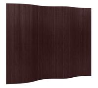 ""Maison Soldes""Cloison de séparation - YINYUYAN - Paravent Pour salon - bambou marron foncé largeur 250 cm hauteur 165 cm 026_555452