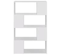 ""Maison Soldes""MEUBLE Étagère - Séparateur de pièce Blanc Bois d'ingénierie - Multi-Rangement - armoire à livres -