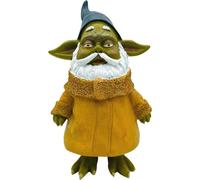 Maître Joka, figurine de jardin miniature peinte à la main, résistante aux intempéries, en résine synthétique de haute qualité, avec lanterne