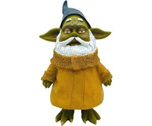 Maître Joka, figurine de jardin miniature peinte à la main, résistante aux intempéries, en résine synthétique de haute qualité, avec lanterne