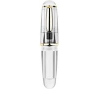 Majohn Q1 Stylo-plume à pointe courbée avec remplissage compte-gouttes Transparent Grande capacité