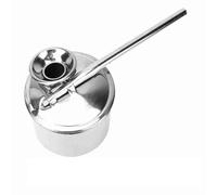 MAJONMMERD Atomiseur Poterie Céramique Pulvérisateur Argile Outil Acier Inoxydable émail Bouche Soufflage Peinture 100ml 200ml 300ml avec Effets Spéciaux pour émail Céramique (acier inoxydable 2)