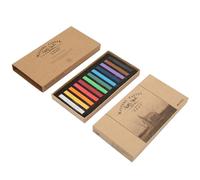 MAJONMMERD Craie de Cheveux 12 Couleurs, Set de Crayons Fluorescents | Pastel Crayons, Poudre Fine Douce, Pigments Résistants à la Lumière, Mélange sur Papier et Tissu, Teinture Capillaire