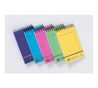 Major Pad Europa bloc reliure intégrale en-tête 20,2x12,7cm 300 pages ligné Couleur aléatoire - Assortiment C