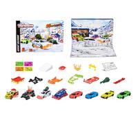 Majorette - Calendrier de l'Avent - 24 Fenêtres - 8 Véhicules Die Cast Dont 5 Exclusifs - Accessoires - Dès 3 Ans - 212051026