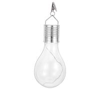 MAJORMENCH Ampoule Solaire Suspendue Étanche pour Extérieur en Plastique, Lumière Solaire Extérieure pour Patio et Camping, sans Câblage avec Capacité 40mah