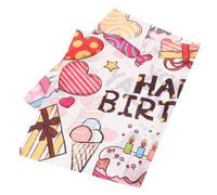 MAJORMENCH Bannière de Fond Anniversaire Légère et Résistante pour Déco Fête Garçon Fille Décor Photo Guirlande Joyeux Anniversaire Banderole Drapeaux pour Célébration Intérieure Extérieure