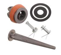 MAJORMENCH Kit de Réparation pour Pompe Manuelle Jardin, Piston Rond Big | Soupape D’étanchéité et Vis Incluses, Acier au Carbone et Caoutchouc, Entretien Simple, Usage Ferme et Maison