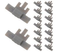 MAJORMENCH Lot de 40 Pièces Limiteur D'ouverture pour Charnières de Porte de Placard en Plastique, Réduit les Bruits Agressifs, Protège les Meubles en Environnement Intérieur