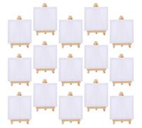 MAJORMENCH Mini Canvas Stand and Easels for Painting 15 Sets Cloth Frames Suitable for Craft Project and Acrylic Painting for