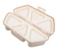 MAJORMENCH Moule à Onigiri en Plastique Khaki 6 Compartiments, Design Japonerie Ludique et Sûr, pour Repas Cuisine Pratique
