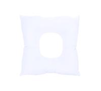 MAJORMENCH Oreiller de Massage Visage Blanc en Coton Perlé Trou Respirant pour Lit de Massage et Spa, Coussin Facial Carré pour Salon de Beauté et Détente