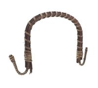 MAJORMENCH Poignée de Théière Marron en Rotin Tressé, Anse de U en Fer, Accessoire pour Théière en Céramique, Usage Intérieur et Extérieur