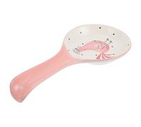 MAJORMENCH Râtelier à Pelles en Céramique Support Stable 9.65x4.72x1.18in Facile à Nettoyer Repose-cuillère Adapté pour Dîner Table Cuisine Professionnelle