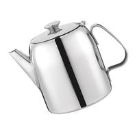 MAJORMENCH Théière et Poignée Confortable en Acier Inoxydable Infuseur Étanche 32oz Design Moderne Argenté pour Maison, Bureau ou Voyage