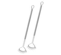 MAJORMENCH Œufs Manuel en Acier Inoxydable 2 Pièces Tête à Ressort Léger et Pratique pour Mélanger Cuisine et Pâtisserie