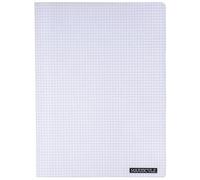 Majuscule - cahier - bloc-notes - petits carreaux - 96 pages - 24x32 cm - 90 g/m² - 96 pages - couverture polypropylène