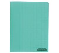 Majuscule-cahier Cahier Cahier Carreaux 17 x 22 cm 32 pages Couverture Polypropylène Vert