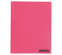 Majuscule Cahier d'exercices à reliure agrafée 17 x 22/32 pages à double lignes, couverture rouge