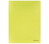 Majuscule-cahier Piqure 48 Pages Couverture Polypropylène 24x32cm Seyes 90g Jaune